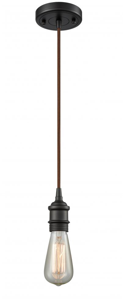 Bare Bulb 1 Light Mini Pendant