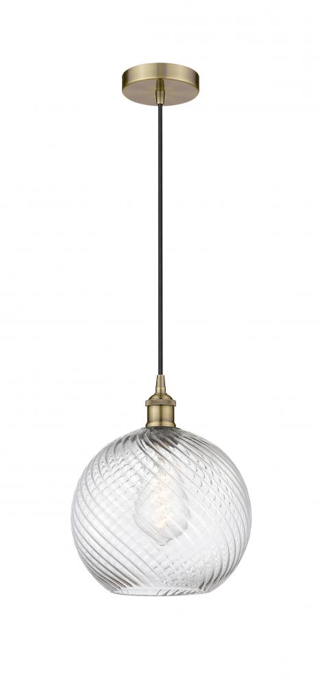 Athens Twisted Swirl Mini Pendant