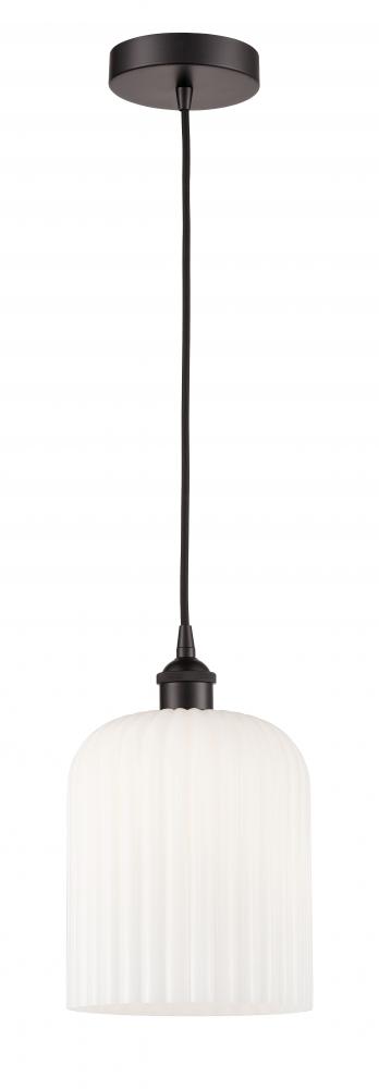 Bridal Veil - 1 Light - 5 inch - Oil Rubbed Bronze - Cord hung - Mini Pendant