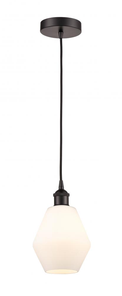 Cindyrella - 1 Light - 6 inch - Oil Rubbed Bronze - Cord hung - Mini Pendant