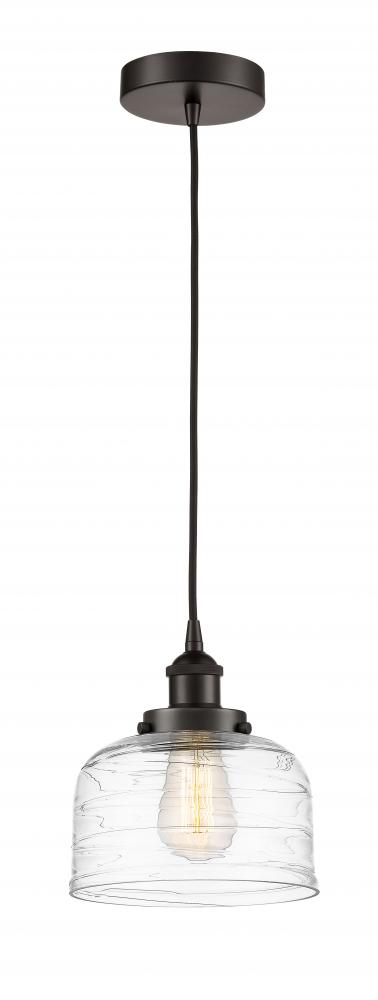 Bell - 1 Light - 8 inch - Oil Rubbed Bronze - Cord hung - Mini Pendant
