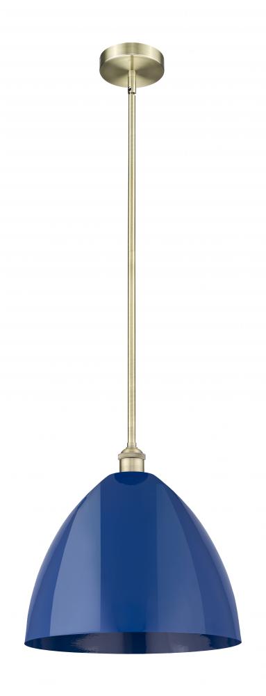 Plymouth - 1 Light - 16 inch - Antique Brass - Stem hung - Mini Pendant