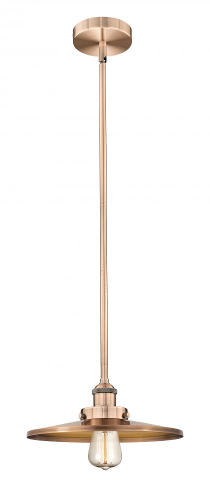 Appalachian - 1 Light - 12 inch - Antique Copper - Stem hung - Mini Pendant
