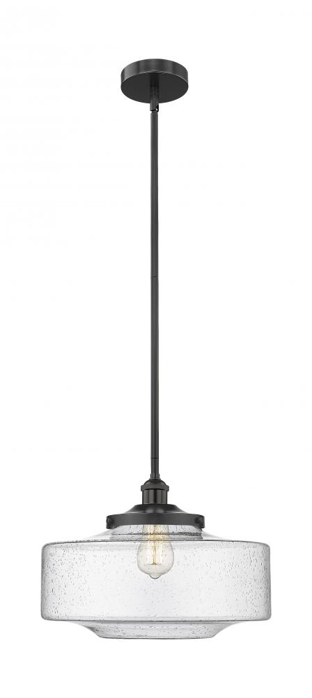 Bridgeton - 1 Light - 16 inch - Matte Black - Stem Hung - Mini Pendant