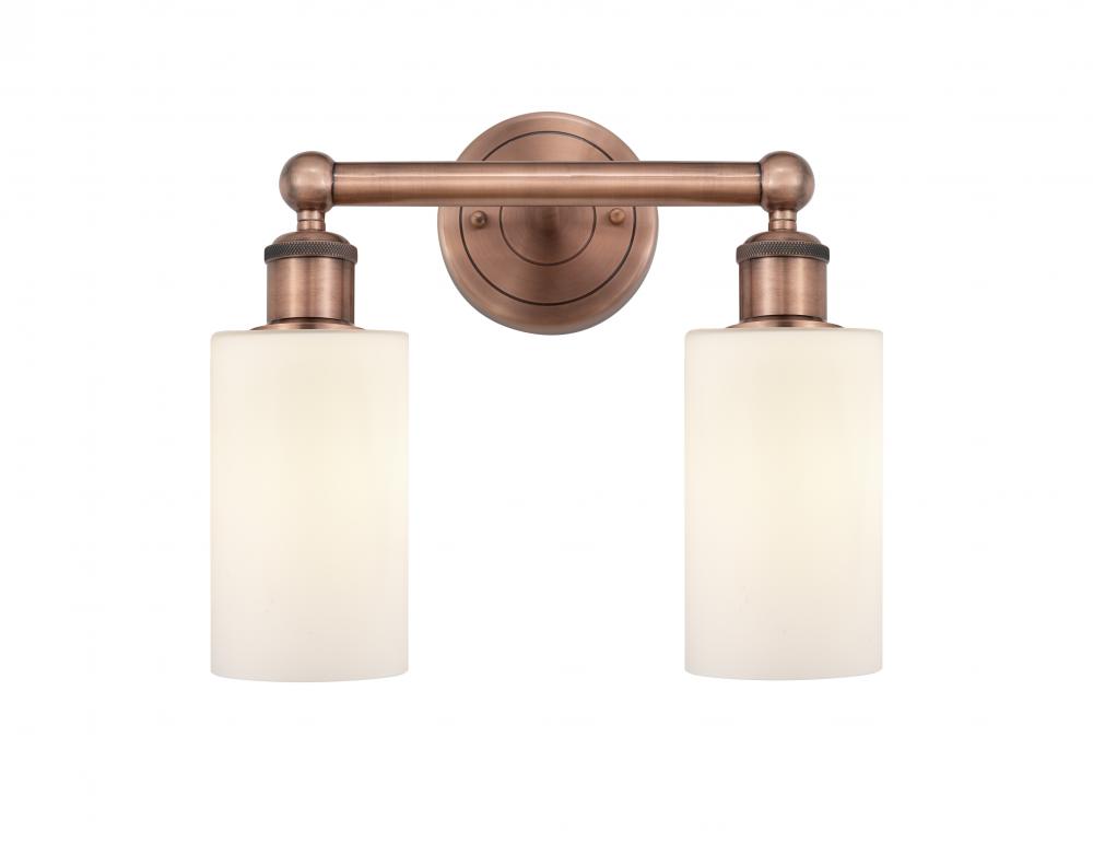 Clymer - 2 Light - 13 inch - Antique Copper - Bath Vanity Light