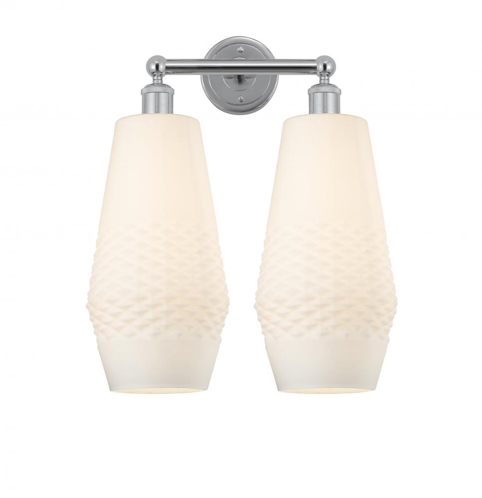 Windham - 2 Light - 16 inch - Polished Chrome - Bath Vanity Light