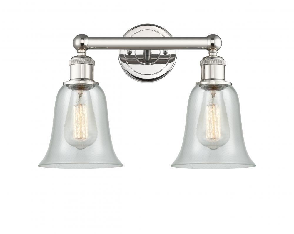 Hanover - 2 Light - 15 inch - Polished Nickel - Bath Vanity Light