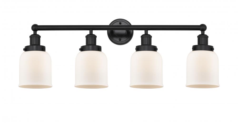 Bell - 4 Light - 32 inch - Matte Black - Bath Vanity Light