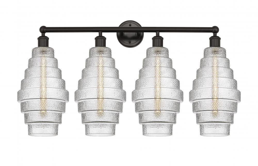 Cascade - 4 Light - 35 inch - Oil Rubbed Bronze - Bath Vanity Light
