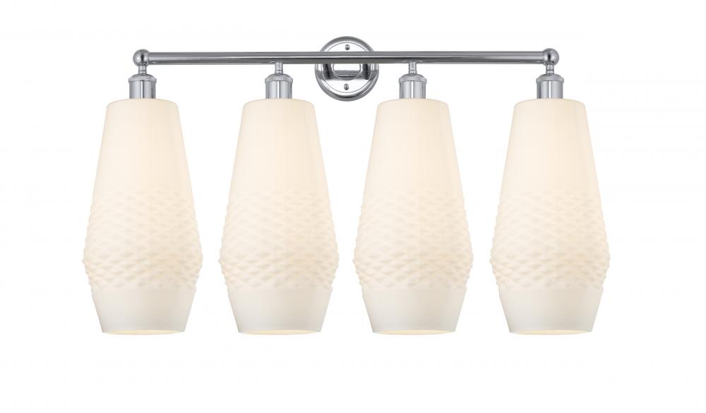 Windham - 4 Light - 34 inch - Polished Chrome - Bath Vanity Light