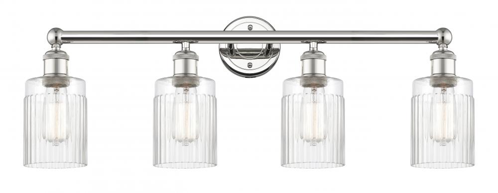 Hadley - 4 Light - 32 inch - Polished Nickel - Bath Vanity Light