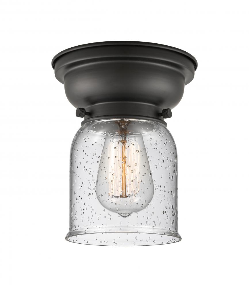 Bell - 1 Light - 6 inch - Matte Black - Flush Mount