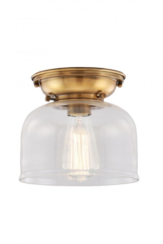 Large Bell Cage 1 Light Flush Mount