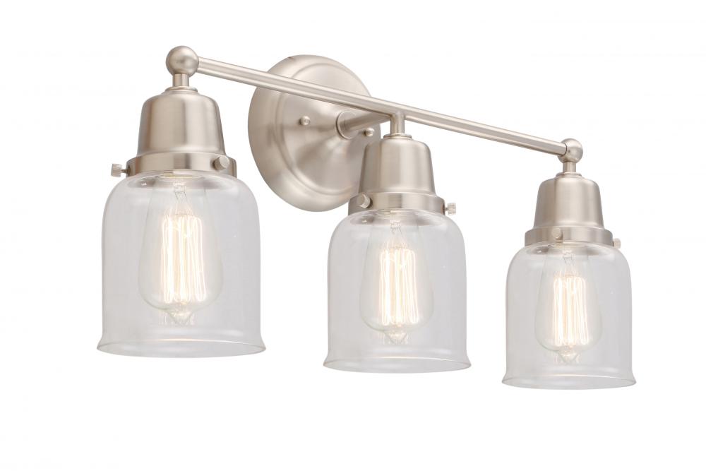 Small Bell 3 Light Bath Vanity Light
