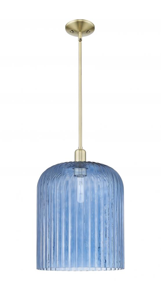 Bridal Veil - 1 Light - 12 inch - Antique Brass - Mini Pendant