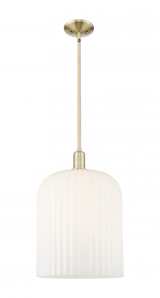 Bridal Veil - 1 Light - 12 inch - Antique Brass - Mini Pendant