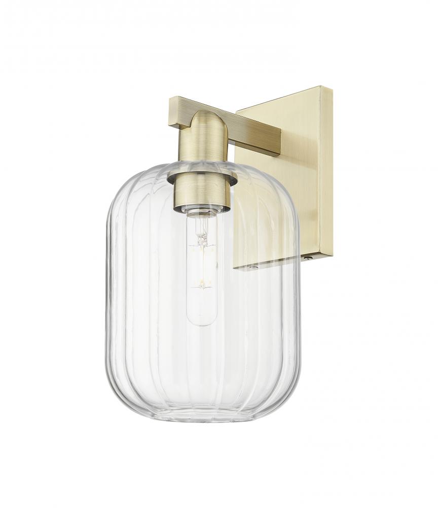 Preston Cylinder - 1 Light - 6 inch - Antique Brass - Sconce