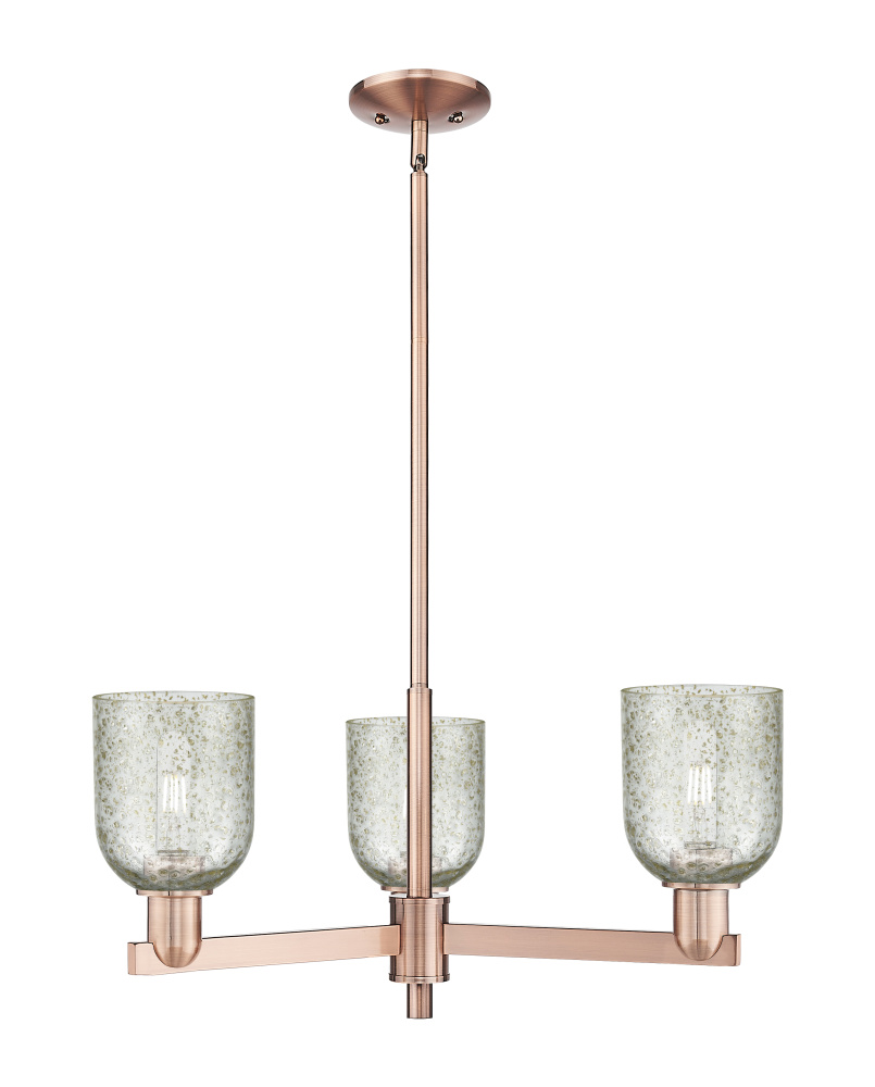 Caledonia - 3 Light - 27 inch - Antique Copper - Stem hung - Pendant