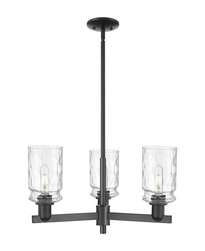 Candor - 3 Light - 27 inch - Matte Black - Stem hung - Pendant