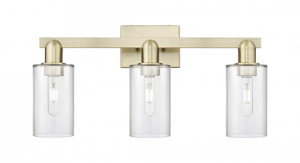 Clymer - 3 Light - 23 inch - Antique Brass - Bath Vanity Light