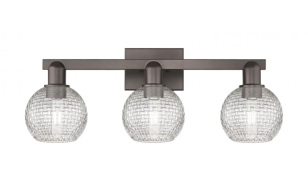 Athens - 3 Light - 25 inch - Oil Rubbed Bronze - Bath Vanity Light