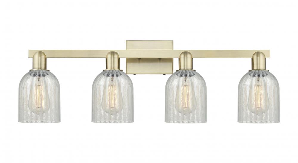 Caledonia - 4 Light - 32 inch - Antique Brass - Bath Vanity Light