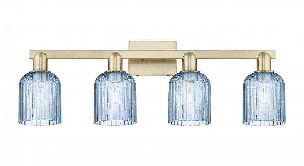 Bridal Veil - 4 Light - 36 inch - Antique Brass - Bath Vanity Light