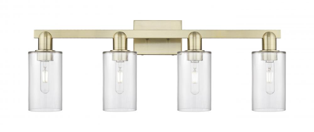 Clymer - 4 Light - 31 inch - Antique Brass - Bath Vanity Light