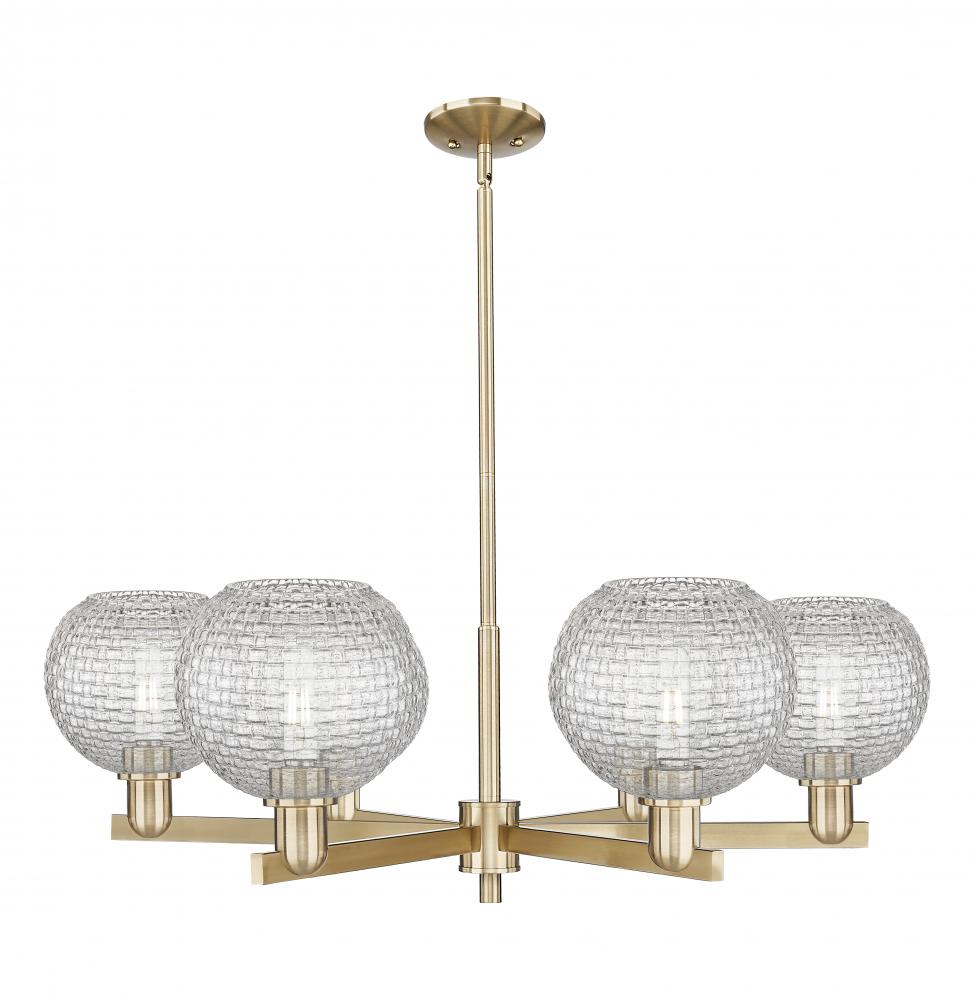 Athens - 6 Light - 38 inch - Champagne Bronze - Stem hung - Chandelier