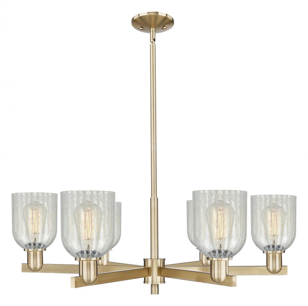Caledonia - 6 Light - 35 inch - Champagne Bronze - Stem hung - Chandelier