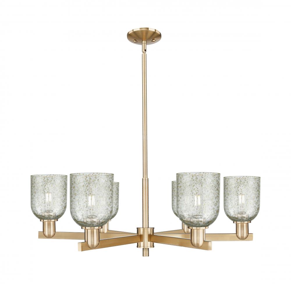 Caledonia - 6 Light - 35 inch - Champagne Bronze - Stem hung - Chandelier