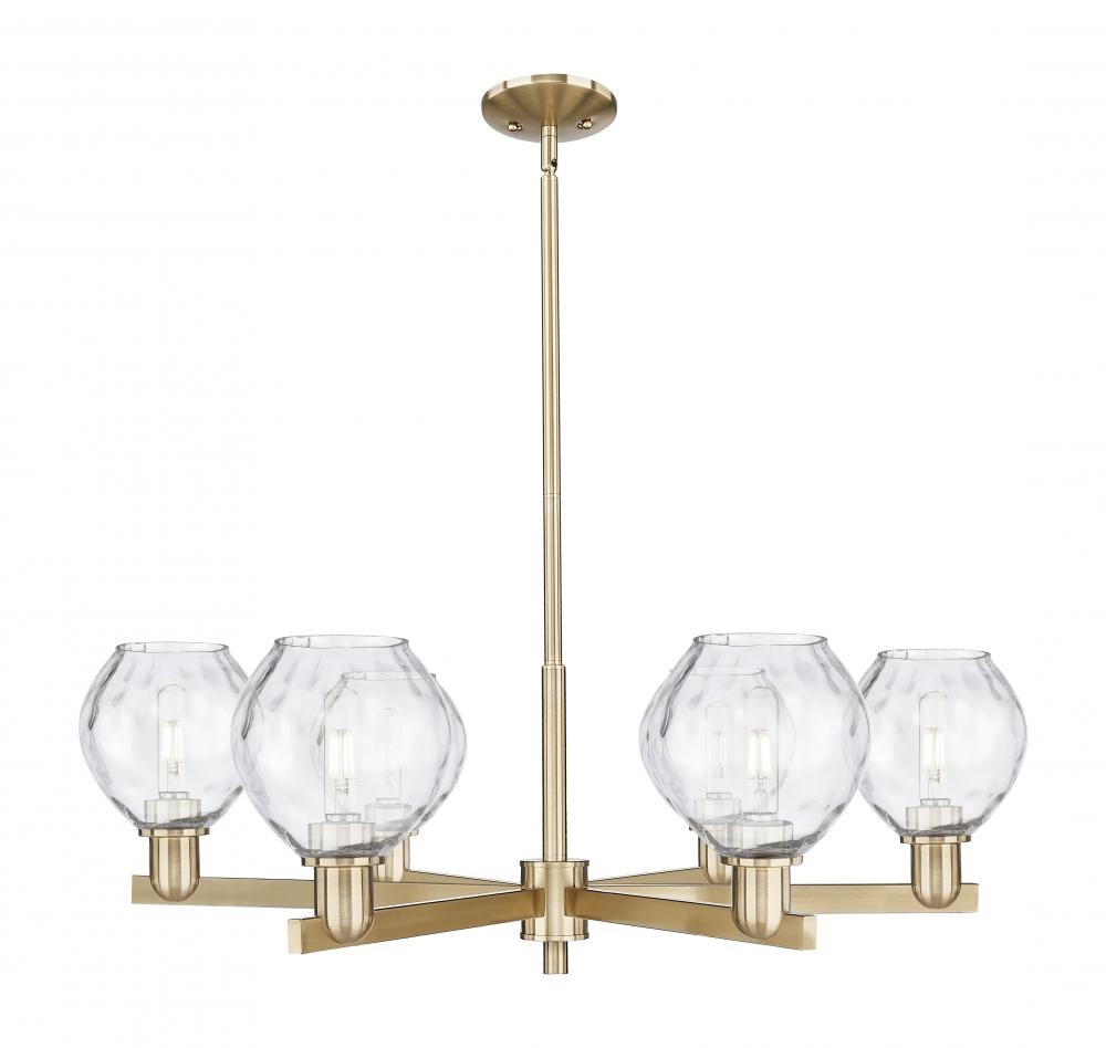 Waverly - 6 Light - 36 inch - Champagne Bronze - Stem hung - Chandelier