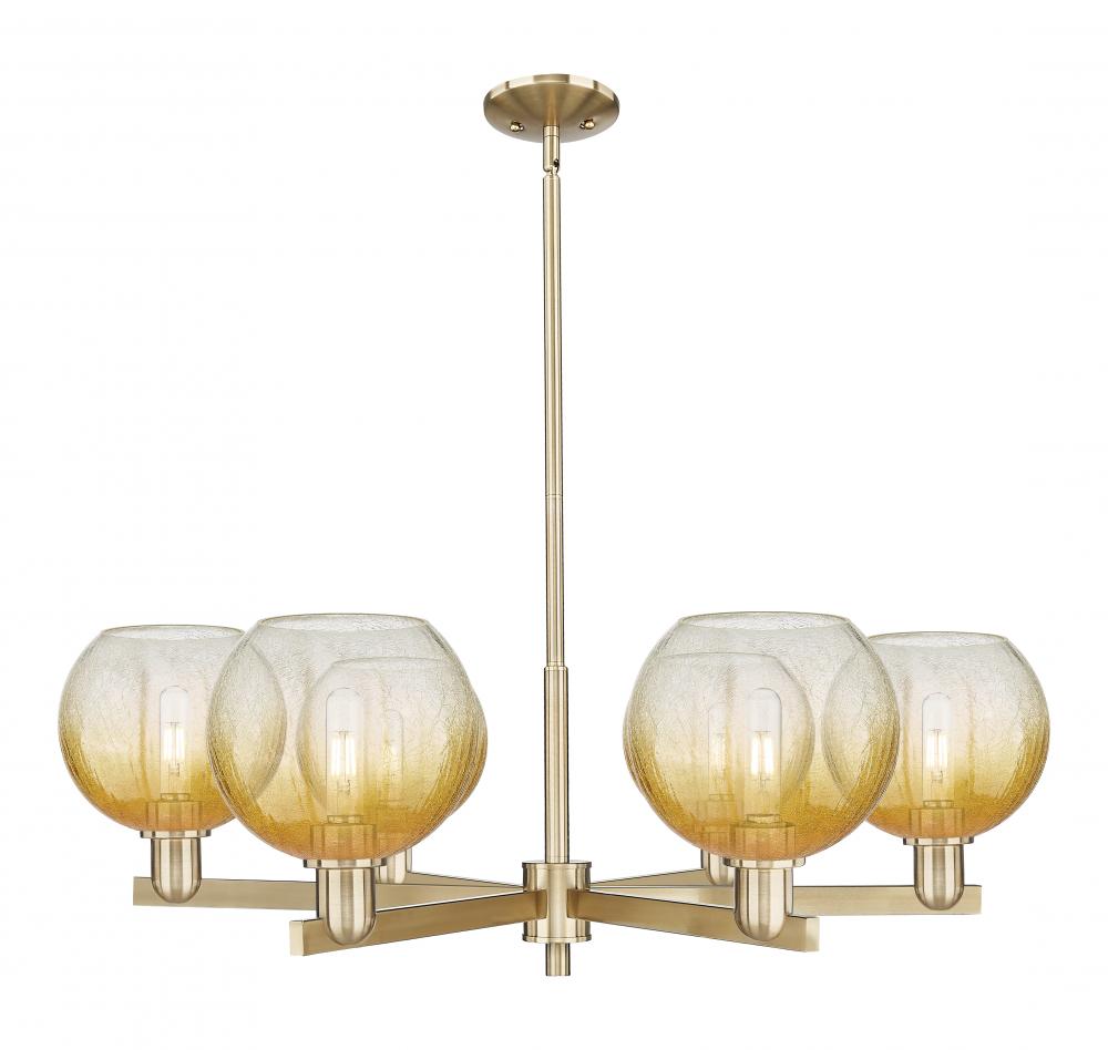 Brookhaven Globe - 6 Light - 24 inch - Champagne Bronze - Chandelier