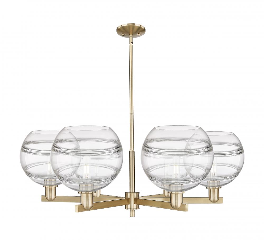 Rochester - 6 Light - 40 inch - Champagne Bronze - Stem hung - Chandelier