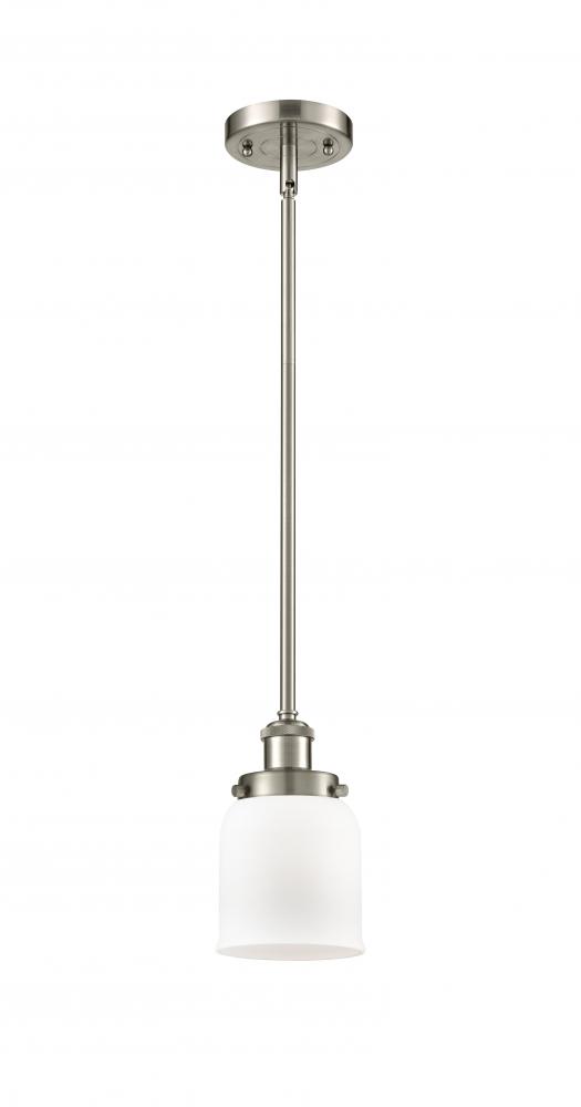 Bell - 1 Light - 5 inch - Brushed Satin Nickel - Mini Pendant