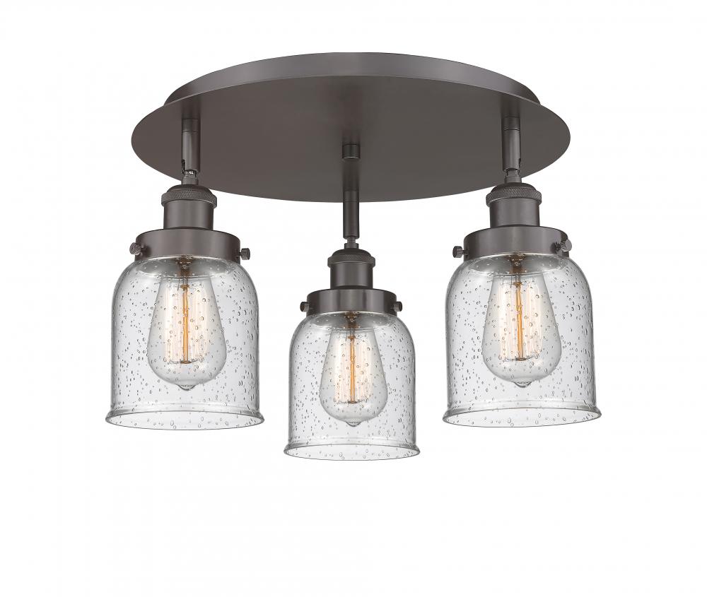 Cone - 3 Light - 17 inch - Oil Rubbed Bronze - Flush Mount