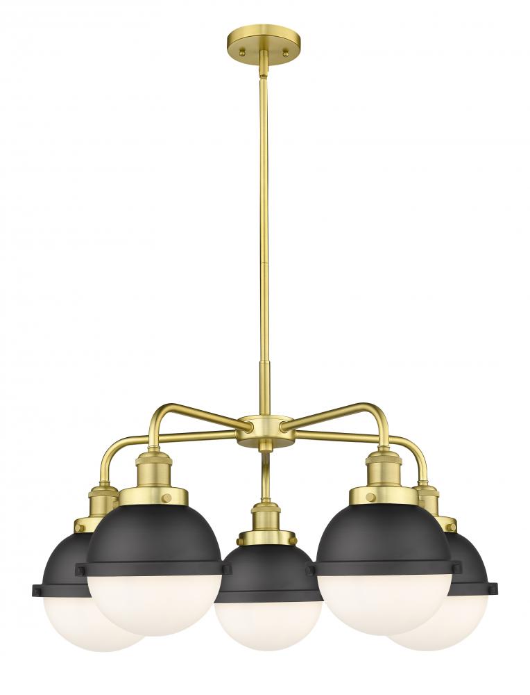 Ballston Urban - 5 Light - 26 inch - Satin Gold - Chandelier
