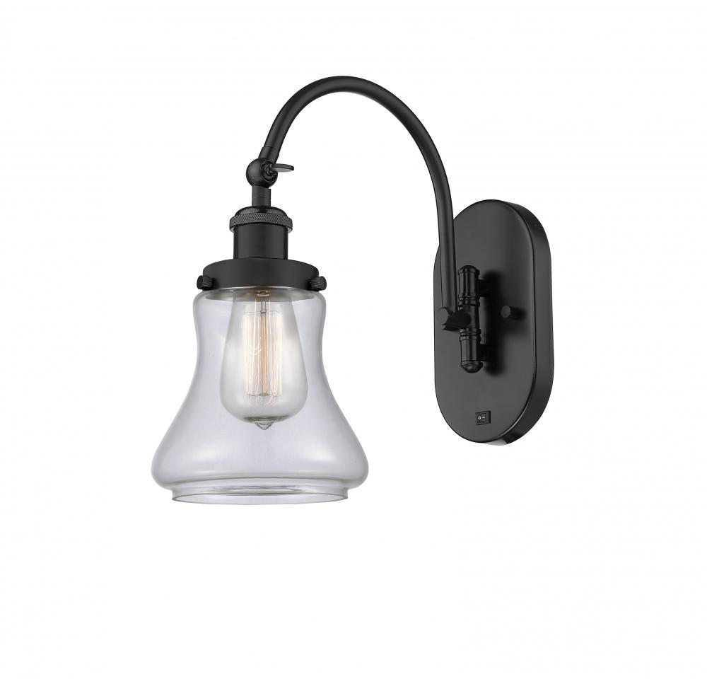Bellmont - 1 Light - 7 inch - Matte Black - Adjustable Swing Arm