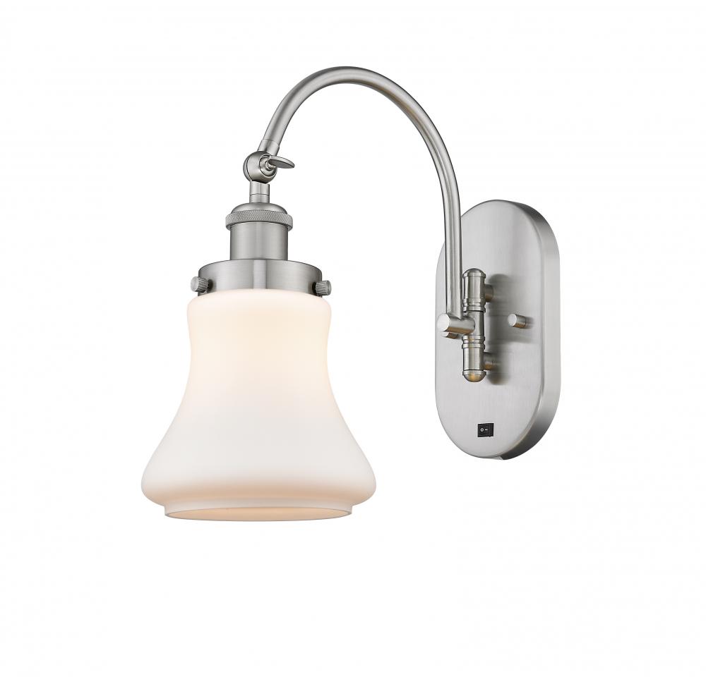 Bellmont - 1 Light - 7 inch - Brushed Satin Nickel - Adjustable Swing Arm