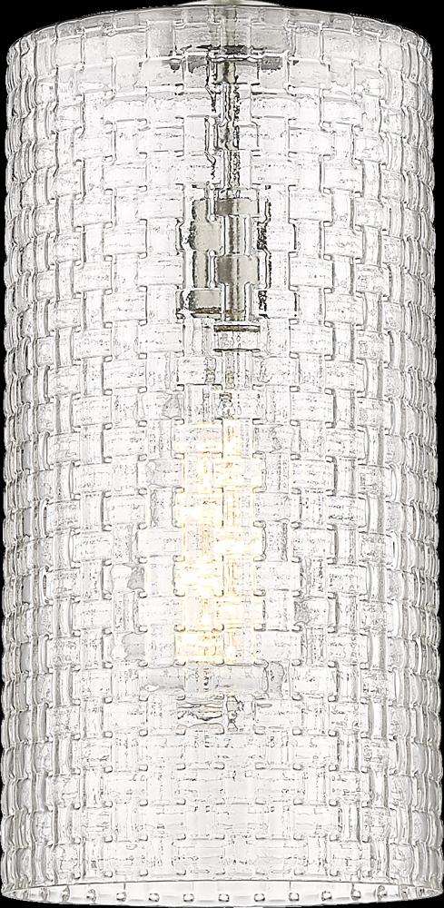 Wexford - 1 Light - 8 inch - Brushed Brass - Cord hung - Mini Pendant