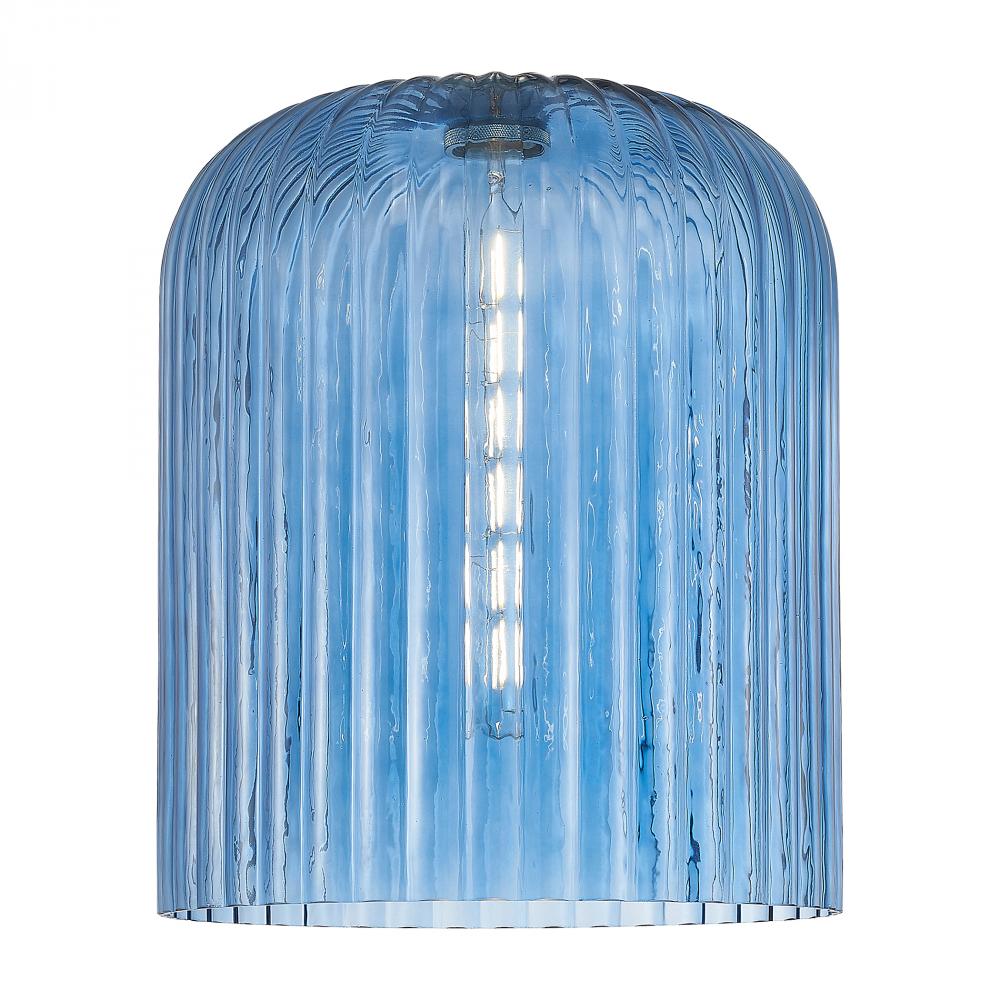 Bridal Veil Princess Blue Glass