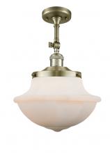 Innovations Lighting 201F-AB-G541 - Oxford - 1 Light - 12 inch - Antique Brass - Adjustable Semi-Flush Mount