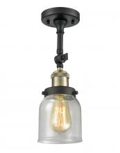 Innovations Lighting 201F-BAB-G54 - Bell - 1 Light - 5 inch - Black Antique Brass - Adjustable Semi-Flush Mount