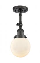 Innovations Lighting 201F-OB-G201-6 - Beacon - 1 Light - 6 inch - Oil Rubbed Bronze - Adjustable Semi-Flush Mount