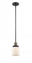 Innovations Lighting 201S-BAB-G51 - Bell - 1 Light - 5 inch - Black Antique Brass - Stem Hung - Mini Pendant