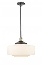 Innovations Lighting 201S-BAB-G691-16 - Bridgeton - 1 Light - 16 inch - Black Antique Brass - Stem Hung - Mini Pendant