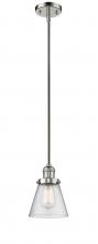 Innovations Lighting 201S-PN-G64 - Cone - 1 Light - 6 inch - Polished Nickel - Stem Hung - Mini Pendant