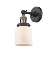 Innovations Lighting 203-BAB-G51 - Bell - 1 Light - 5 inch - Black Antique Brass - Adjustable Sconce
