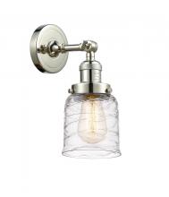 Innovations Lighting 203-PN-G513 - Bell - 1 Light - 5 inch - Polished Nickel - Adjustable Sconce