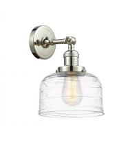 Innovations Lighting 203-PN-G713 - Bell - 1 Light - 8 inch - Polished Nickel - Adjustable Sconce
